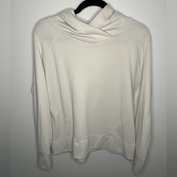 Prana Sunrise Textured Cream Hoodie - Picture 1 of 6